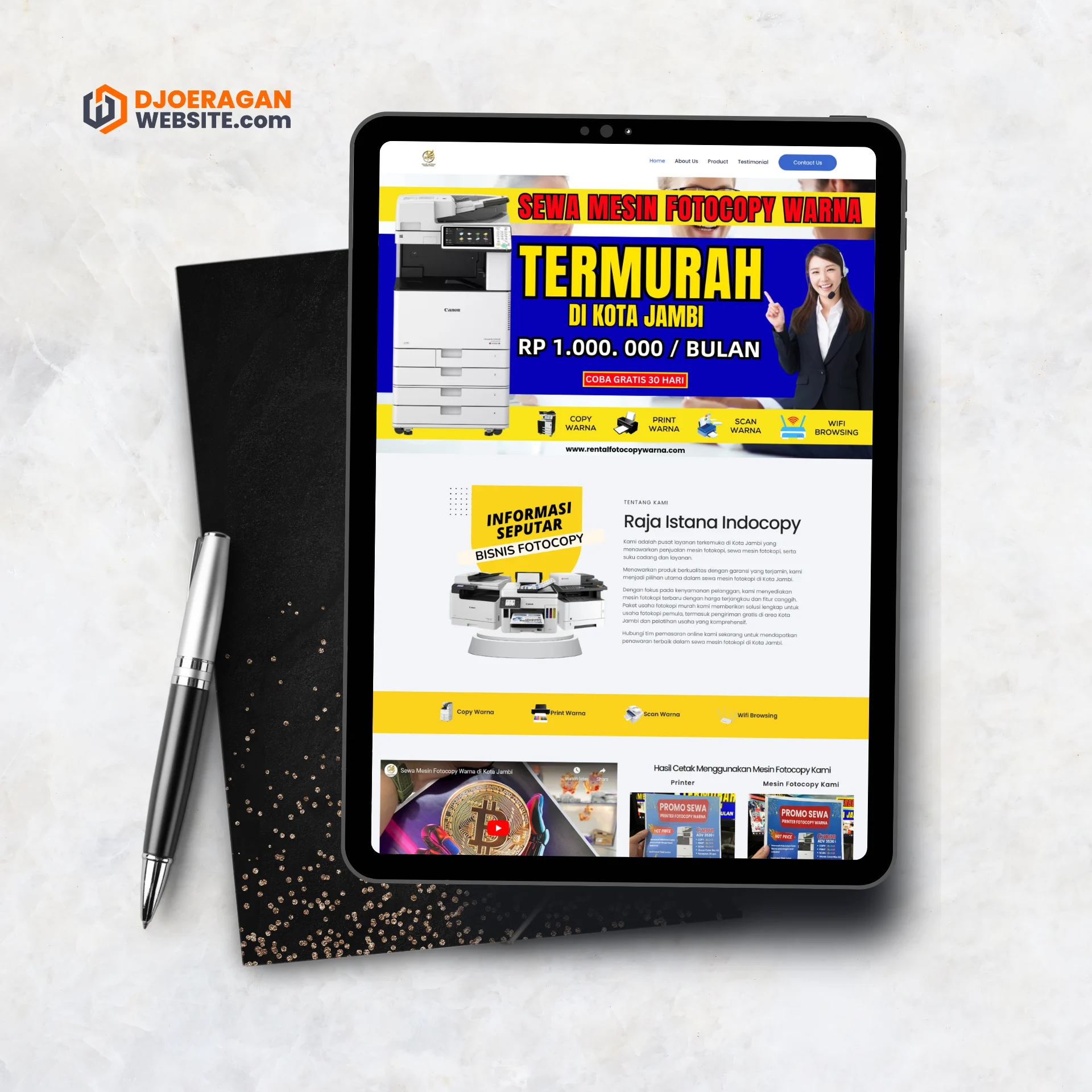 Rental Foto Copy Warna