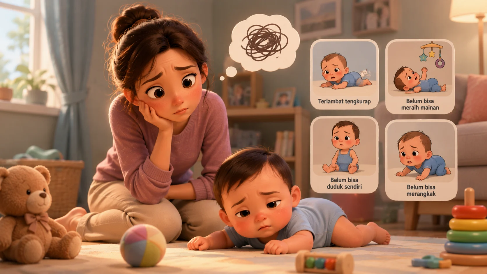 Ilustrasi Tumbuh Kembang Lambat