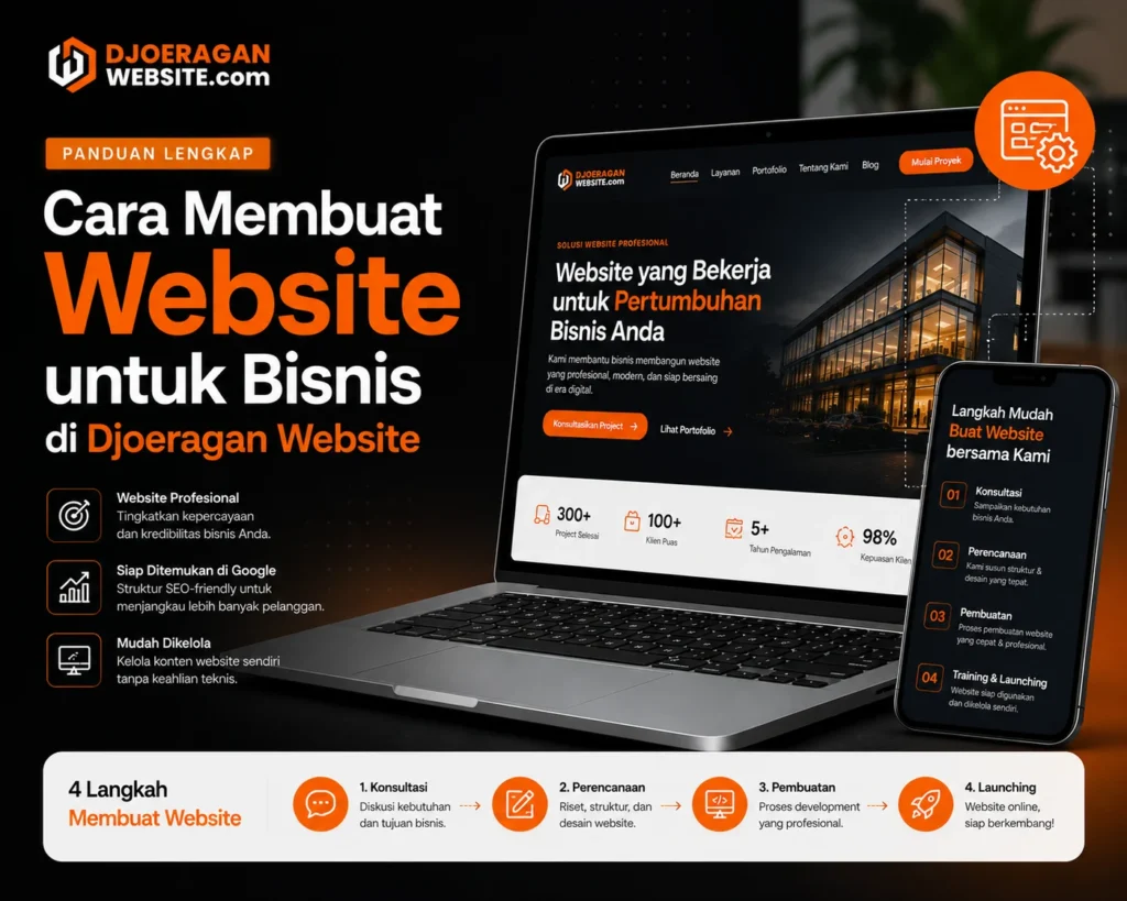 Cara Membuat Website untuk Bisnis di Djoeragan Website