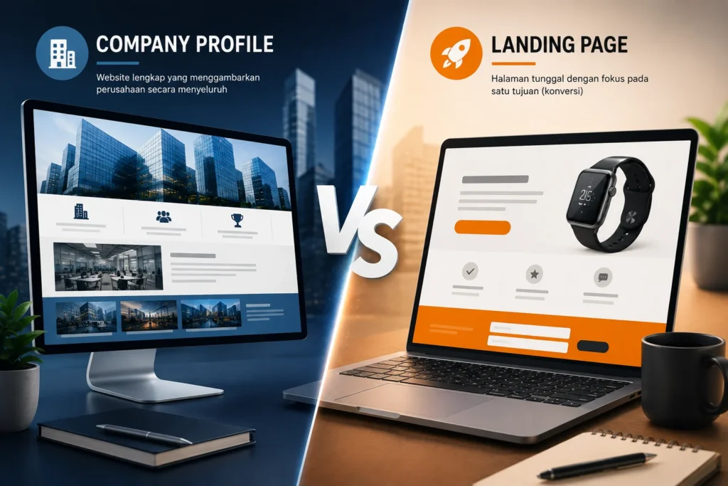 Website Company Profile vs Landing Page: Mana yang Cocok untuk Bisnis Anda?