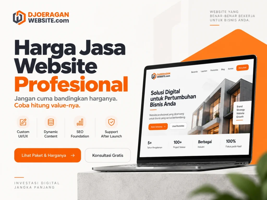 Harga Jasa Pembuatan Website Profesional