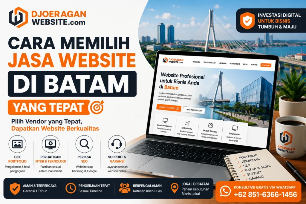Cara Memilih Jasa Website di Batam yang Tepat