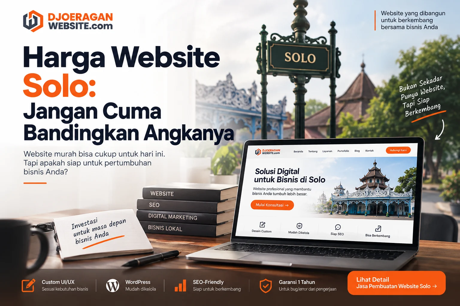 Harga Jasa Website Solo: Apa Saja yang Menentukan Biayanya?