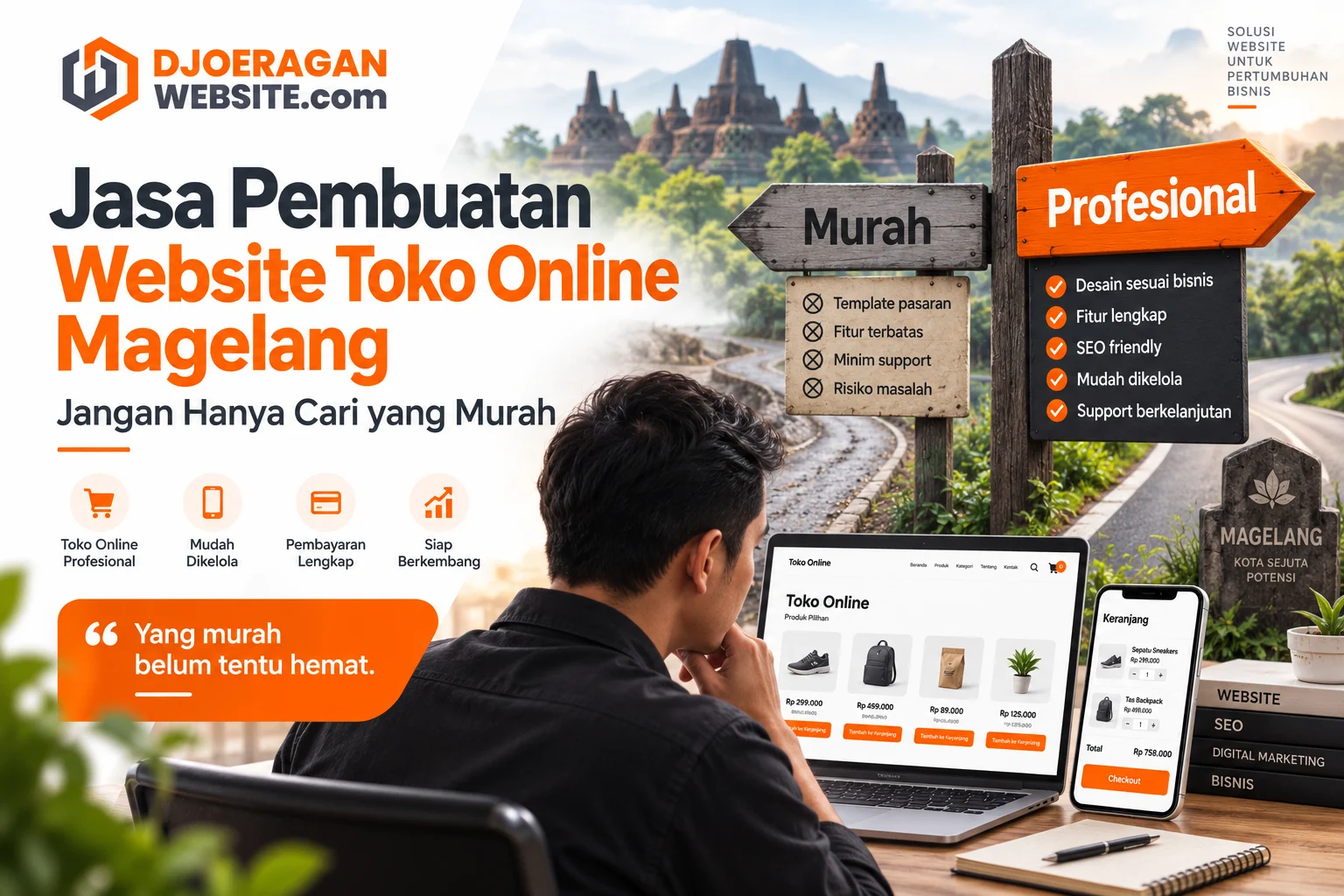 Jasa Pembuatan Website Toko Online Magelang: Jangan Terjebak Harga Murah
