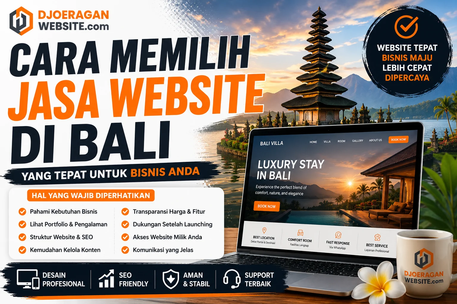 Cara Memilih Jasa Website di Bali yang Tepat untuk Bisnis