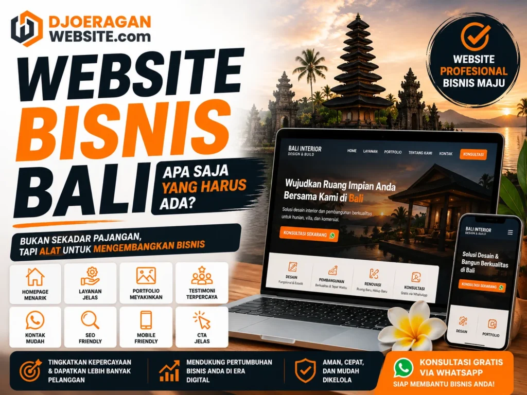 Website Bisnis Bali: Apa Saja yang Harus Ada Agar Tidak Sekadar Jadi Pajangan?